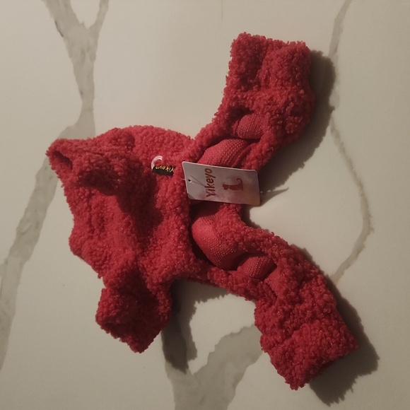 Teddy Fleece Dog Pajamas for Small Dogs Girl Winter Warm Puppy Pjs XXS pink - Picture 7 of 8